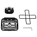 YipuVR Bike Speaker Mount Holder for JBL GO 4/3/2, Universal Handlebar Mounted Speaker Bracket with Elastic Silicone Grille