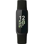 Fitbit Inspire 3 Health &-Fitness-Tracker with Stress Management, Workout Intensity, Sleep Tracking, 24/7 Heart Rate and more, Midnight Zen/Black One Size (S & L Bands Included) - Image 2