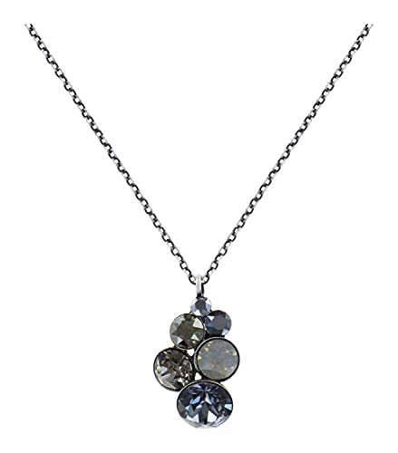 Preisvergleich Produktbild Konplott - Halskette mit Anhänger - Petit Glamour - Silver Carbon