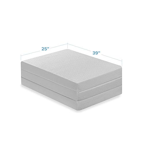 Best Price Mattress 4 Inch Trifold Memory Foam Mattress Topper with