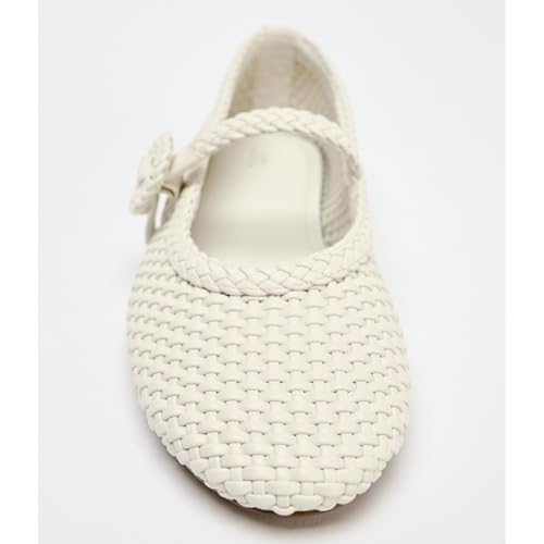 Women's Ballet Flats Ballerina Flats Wide Width Woven Mary Jane3