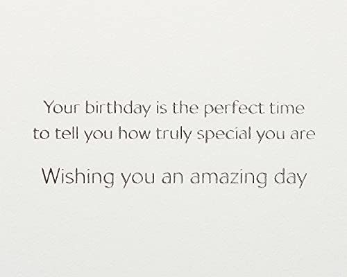Image of Papyrus Purple Floral Birthday Card for Women, Perfect for Mom, Aunt, Daughter (Truly Special)