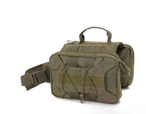 Tuyiutm サドルバックパックハイキングトレーニング機器サービス犬タクティカルドッグベストアウトドア大型犬トレーニングスーツ防水犬服ハウンドバックパック20?55kgの犬に適しています (3)