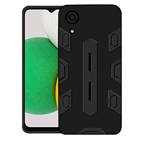 Image of VIDO Silicone Shockproof Armor Back Case Cover for Samsung Galaxy A03 Core, Black