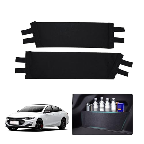 Frencstr Rear Trunk Organizer Side Divider Sticker fit for 2016-2025 Chevy Malibu Trunk Side Storage Baffle Partition Board for Chevy Malibu Accessories 2PCS