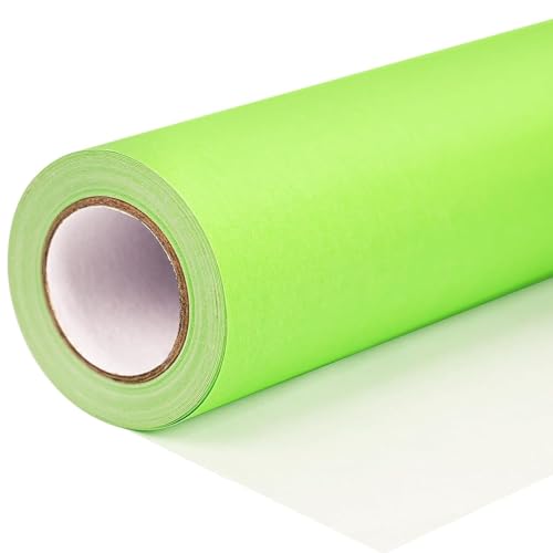 VGOODALL Kraft Wrapping Paper Roll 33Ft. Kraft Paper for Packing Gift Wrapping Parcel Wall Art Crafts Bulletin Boards Floor Covering Light Green