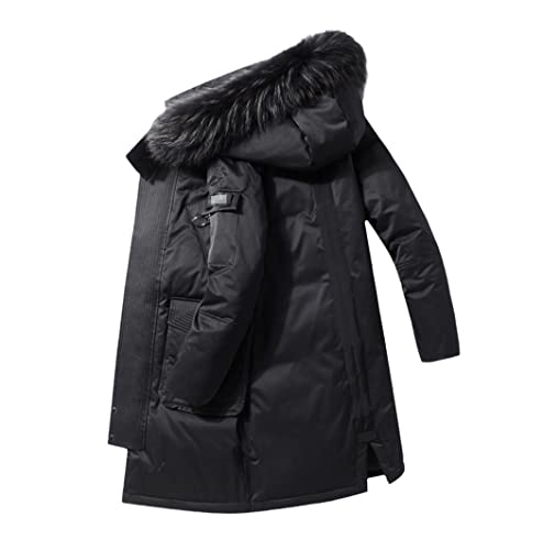 Entendaunen-Jacke für Herren, lang, Parkas, Winter, weiß, Daunenmantel,...