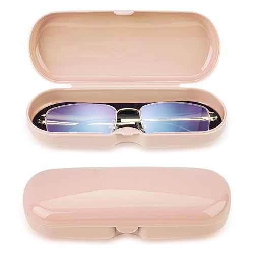 Image of 2 Pcs Plastic Eyeglasses Cases, Portable Transparent Eye Glasses