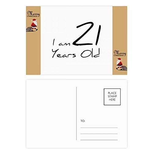 Cartes postales de remerciement 21 ans papeterie anniversaire jeune adulte