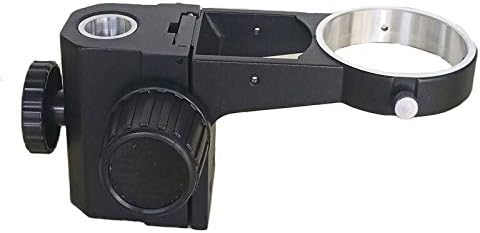 7X-45X Simul-Focal Trinocular Zoom Power Stereo Microscope Head +25mm /35mm diamter Adjustable Focusing Rack+WF10X Eyepieces (Color : White Color Magnification : with 32mm Hole) (Black Color With 32