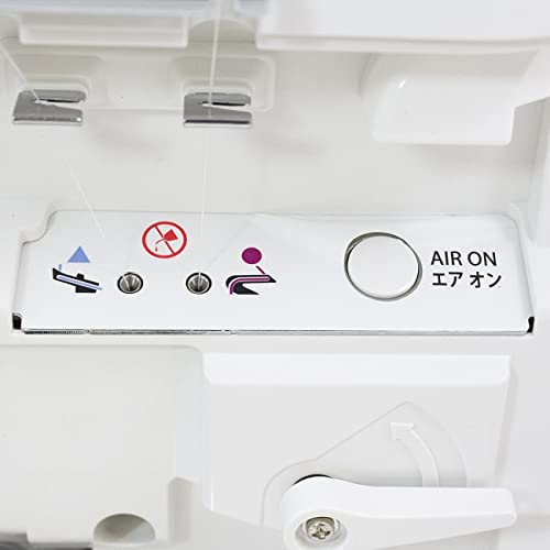 Juki MO-1000 Serger, Push Button Jet Air Looper Threader,Purple thumb #4