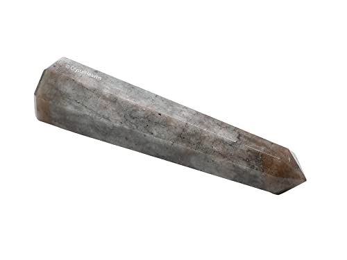 Image of Crystal Heaven Certified Chrysoberyl Cat's Eye Crystal Tower Obelisk Point for Chakra, Healing and Balancing AAA Grade Original Certified Gemstone Agate for Reiki Meditation Yoga Spiritual(3-4 Inches)