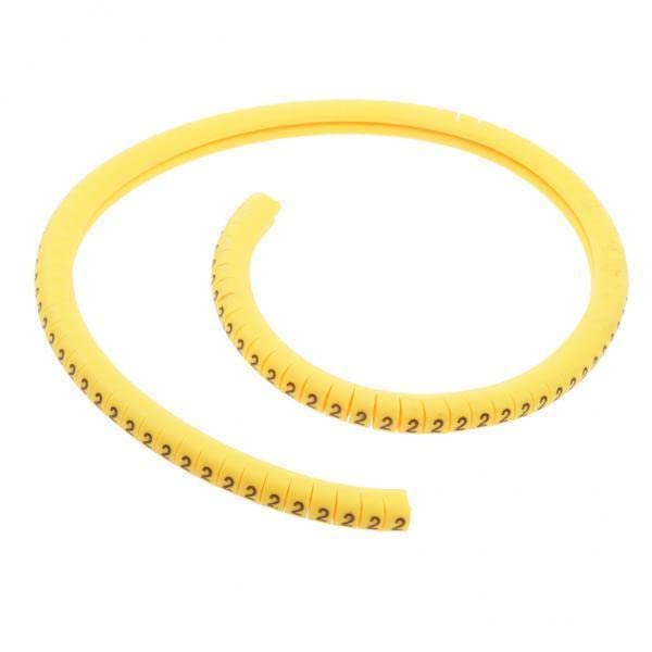 VELURA 3x100x Yellow Cable Wire Markers Identification Lables Tags Managment Number 2|Business & Industrial | Electrical & Test Equipment | Other Electrical & Test Equip.-picture-16