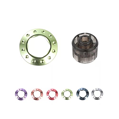 ILUMA/ILUMA PRIME�ƌ݊���������܂������p�u���P�b�g�����O�����O�Z�b�gILUMA�V�K���b�g���b�h�L���b�vILUMA�v���C���ƌ����\�����p�b�P�[�W�̎��O���c�[���i�_�C�������h�p�^�[���j�ƊȒP�Ɍ����ł��܂� (green)