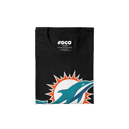 Image of FOCO Men's NFL Team Primary Logo Black Short Sleeve T-Shirt