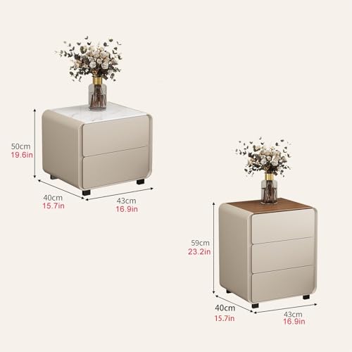 Table de chevet en bois massif compacte pour optimiser les petits espaces