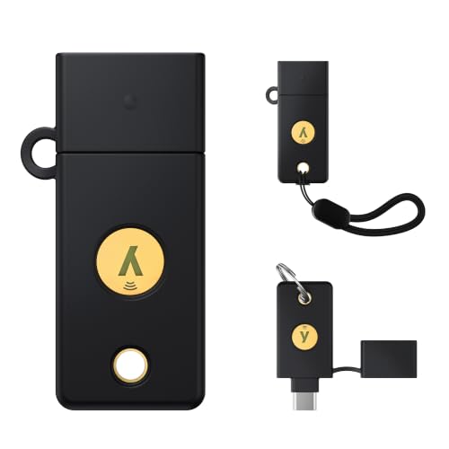 YubiKey 5C NFC�p�ی�P�[�X �V���R���J�o�[�z���_�[ Yubico Security Key C NFC�p �N�C�b�N�A�N�Z�X&����ی� - �u���b�N
