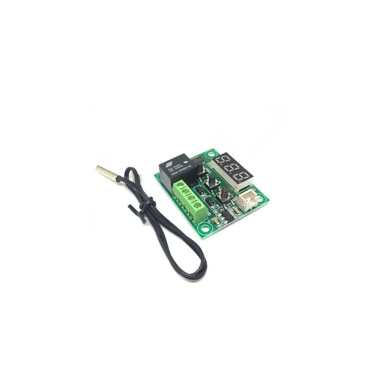 W1209 Dijital Termostat Modülü – 12V Sıcaklık Kontrol Cihazı | Kuluçka, Akvaryum, Isıtma–Soğutma