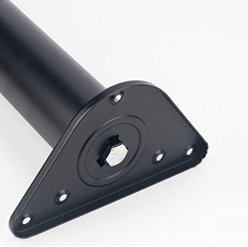 家具の脚、1パック調節可能な朝食バーワークトップサポートテーブル脚60mm直径金属製家具脚アルミ合金バーデスクダイニングテーブル脚、