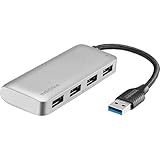 Insignia 4-Port USB 3.0 Hub, USB Splitter Expander for Laptop, Xbox, Flash Drive, HDD, Console, Printer, Camera, Keyborad, Mouse, MacBook, Surface, PC