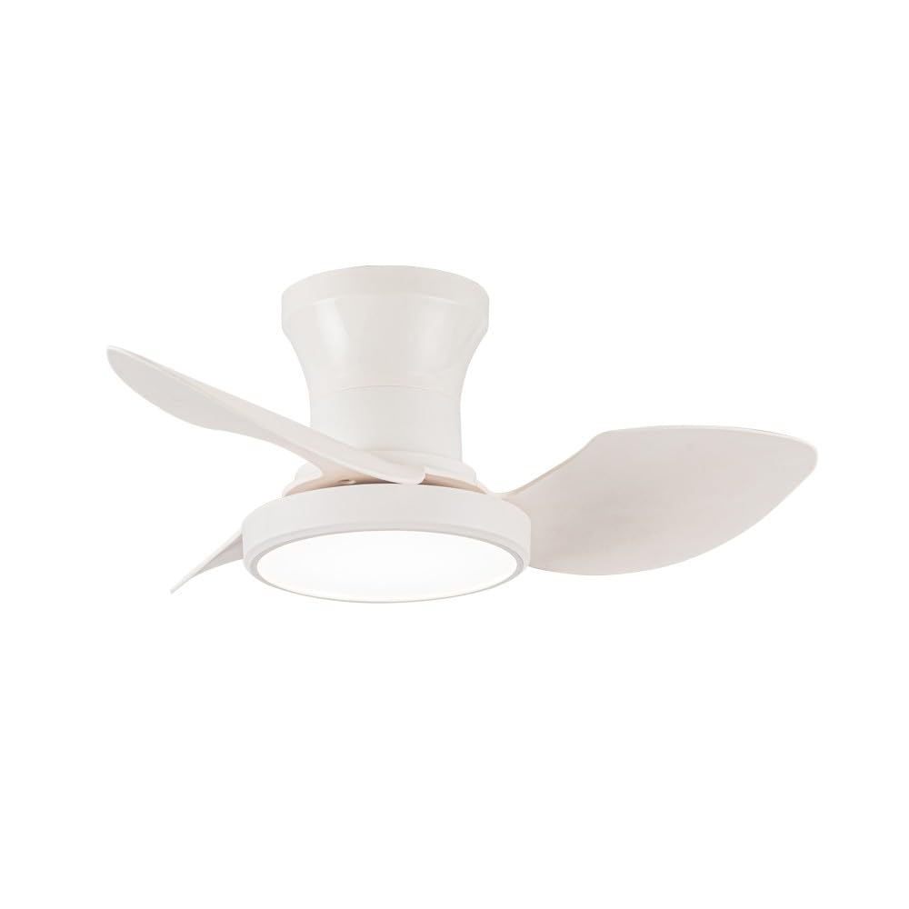 Ventilador de techo LED de bajo consumo Milfero Blanco 20W silencioso