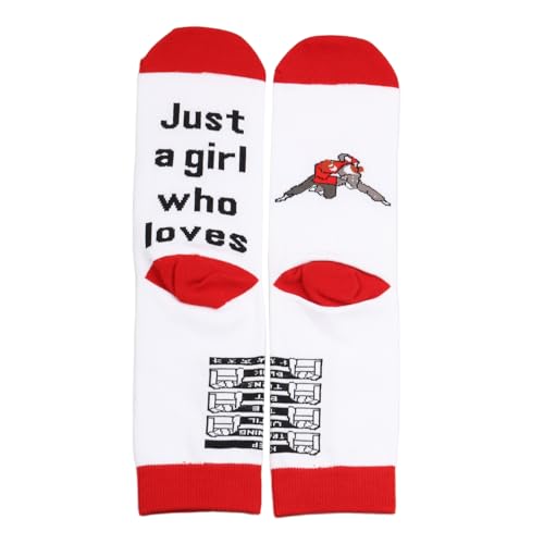 MBMSO 2 Pairs Martial Arts Socks - Just a Girl Who Loves Karate & Taekwondo Gift - Kung Fu Socks3