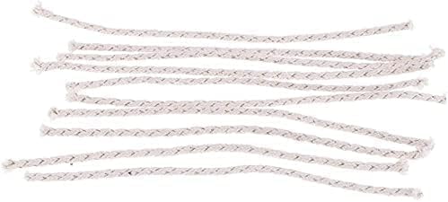 10 Pcs White Replacement for Petrol Lighter Fire Starter Bulk Copper Wire Lighter Cotton Core Wick Kerosene Lighter Accessories Practical Processed Household Supplies, Lighters, Lighters and Matches
