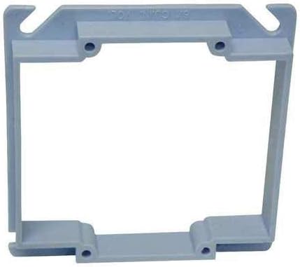 Cantex EZ06DXAR Cubierta Riser 2-Gang - 0.5 pulgadas