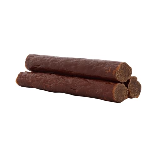 Chewies Hundezigarre, Getreidefrei, Ohne Zuckerzusatz, für Hunde Aller Altersklassen, hoher Proteingehalt (75g (1 Packung), Strauß & Beeren)