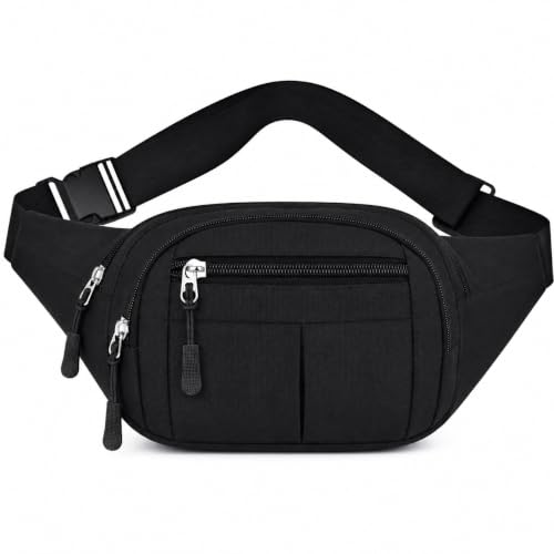 Image of WORLD STAR Waist Bag for Men & Women | Fanny Pack for Men | Trendy Mobile Waist Pouch Pocket Bag for Girls and Boys | Waterproof Hip and Side Bags for Outdoor Hiking Travel