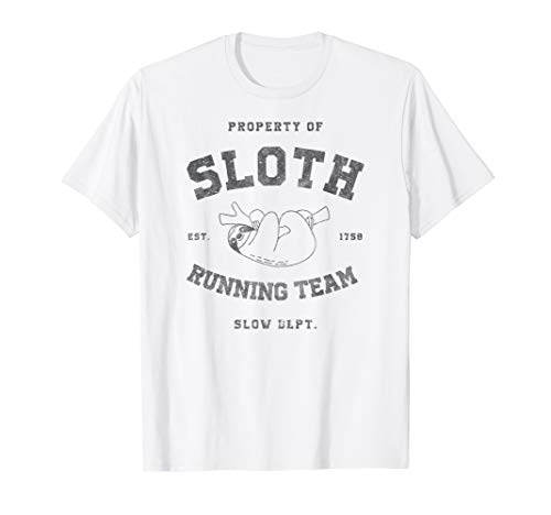 Sloth Running Team Shirt Official Athletic Slow Department T-Shirt