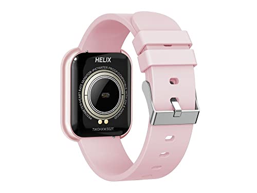 Image of Helix Metalfit SPO2 smartwatch with Full Metal Body and Touch to Wake Feature, HRM, Sleep & Activity Tracker