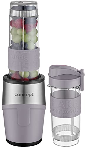 CONCEPT SM3482 - Batidora de ojos (500 W, 1 x 570 ml, 1 x 400 ml), color gris