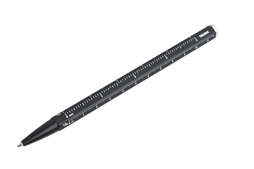 Stylo multitâche TROIKA pour architecte et chantier avec règle et niveau de mesure