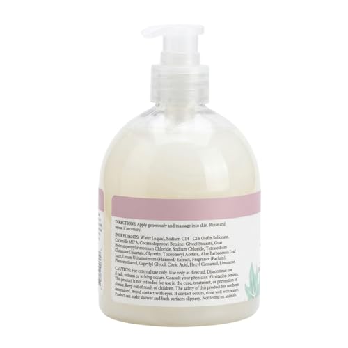 Image of Ginger Lily Farms Botanicals Body Wash, 16.9oz /6pk, Whispering Rose | 100% Vegan & Cruelty-Free | Nourishing Bath & Shower Gel for All Skin Types