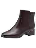 Tamaris Comfort bottines femme cuir petit talon, Espresso, 39 EU