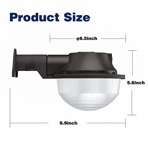 Saatly Led Barn Light, 40W Dusk To Dawn Outdoor Lighting, 110-277V, 4800Lm, 5000K Daylight, Ip65 Waterproof Outdoor Security Light, Etl & Dlc Listed, Outdoor Lights For Yard, Garage, Street, Warehouse #TOP1