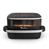 Moulinex Easy Fry XL Surface, Friggitrice ad Aria XL con Cestello Antiaderente e Finestra di Osservazione, 1,5 Kg, Tecnologia Extra-Crisp e Doppia Resistenza, Cottura fino a 230°, AL4018