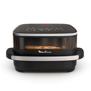 Moulinex Easy Fry XL Surface, Friggitrice ad Aria XL con Cestello Antiaderente e Finestra di Osservazione, 1,5 Kg, Tecnologia Extra-Crisp e Doppia Resistenza, Cottura fino a 230°, AL4018