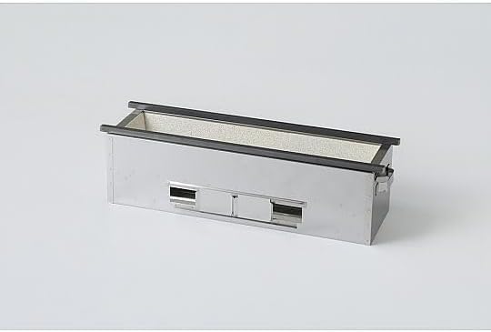 Teruhime TM-414 Porcelain, Charcoal Stove, 17.7 x 5.5 inches (450 x 140 mm), Far Infrared, Charcoal Grill, Commercial Use, For Festivals, Events, Town Gatherings, Festivals, Yakiti, Skewers, Exterior