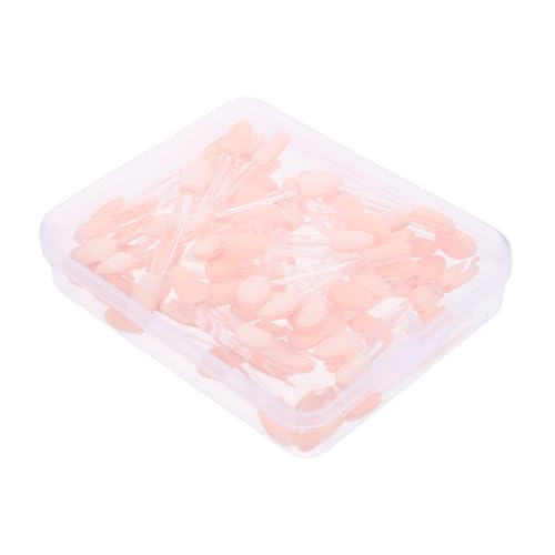 SOESFOUFU Eyeshadow Brush Applicators 50pcs Double-sided Makeup Brushes Sponge Makeup Applicator