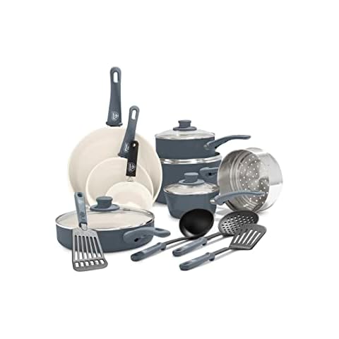 GreenLife 16 Piece Cookware Set Cover