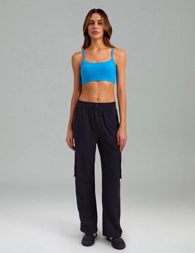 Image of Colorfulkoala Women's Dreamlux Y Back Sports Bra Low Impact Padded Workout Top with Built in Bra A-C Cups