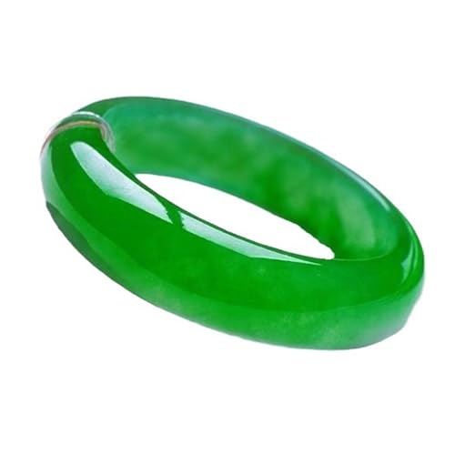 Bracelet en jade femme vert glace jonc jadéite de Birmanie 58 mm