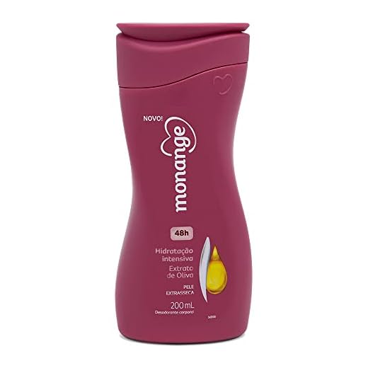 Monange Hidratante Desodorante Hidratação Intensiva Extrato de Oliva 200ml