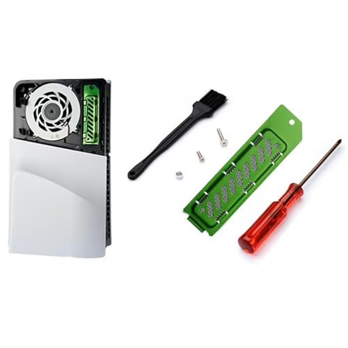 Image of PSS Heatsink Cover for PS5 Slim / Ps5 Pro Metal Heat Dissipation Solution of PS5 Slim M.2 SSD Expansion Slot, Fit for PS5 Slim and Pro SSD Cooling and Dust Proof Kit (Not fit for PS5 Regular)