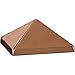 Deckorators 2 in. H x 4 in. W Copper Plastic Post Cap