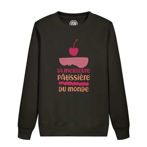 Sweatshirt enfant pâtissière en coton doux pour atelier cuisine