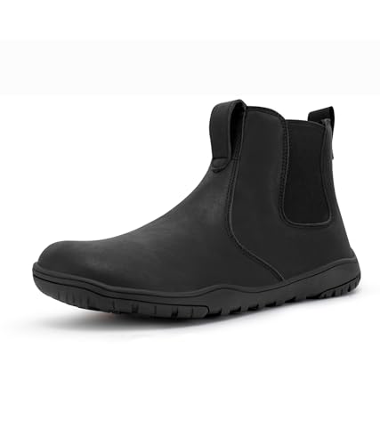 FEFELUIS Men's Minimalist Hi-Top Boots