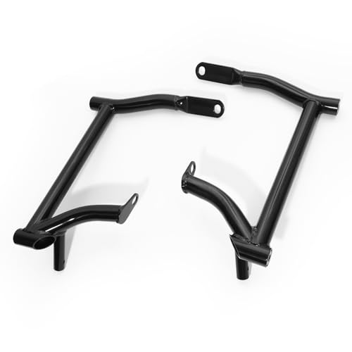 Saddlebag Guards Crash Bar Bracket, Negro, para Harley 2014-2026, compatible con Touring Electra Glide Street Glide Road Glide Road King, Guardabarros miniatura 2